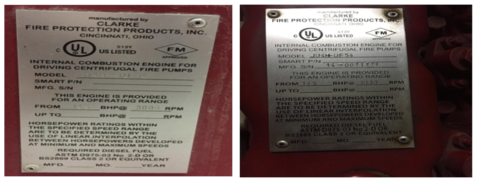 Old and Incorrect Nameplates